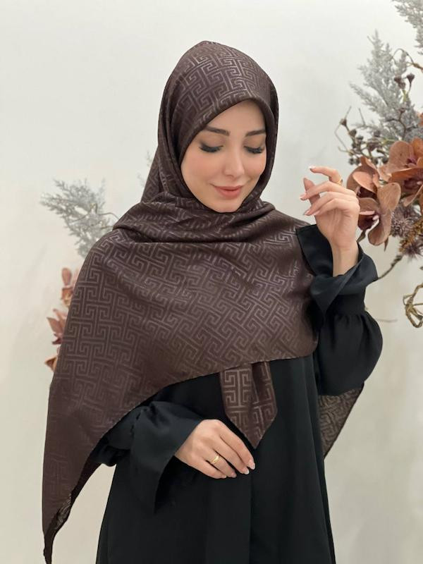 روسری ورساچه کریشه درختی ژاکارد