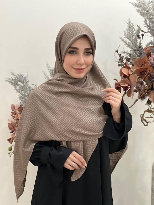 روسری ورساچه کریشه درختی ژاکارد