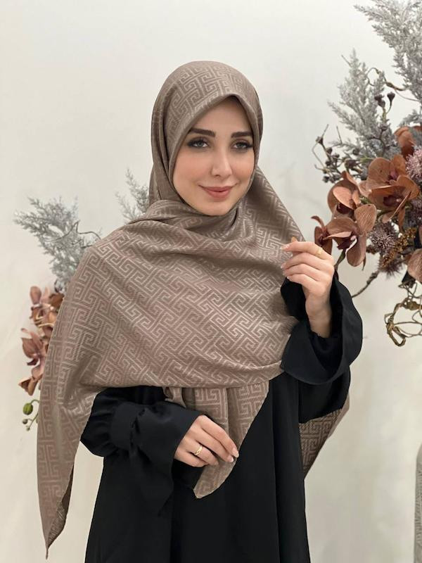 روسری ورساچه کریشه درختی ژاکارد