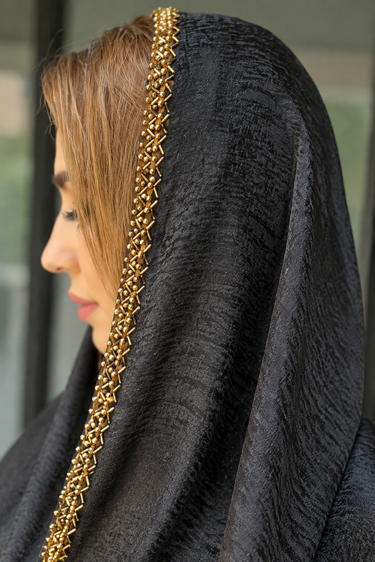 شال کوپرا جواهر دوزی