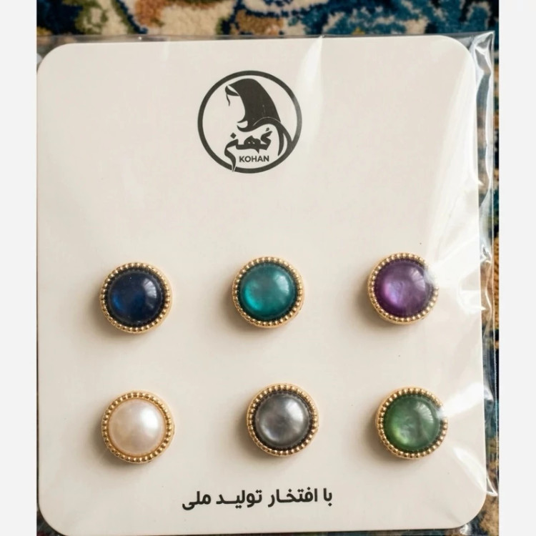 مگنت روسری دور طلایی