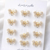 سنجاق سینه و روسری پاپیون
