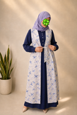 عبای ثمینا دو تیکه عبا وسارافون