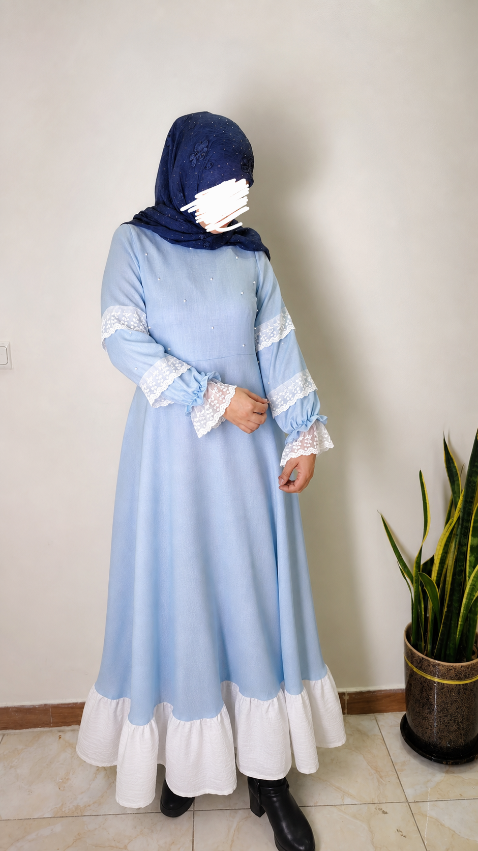 عبای ماهوره مرواریدی