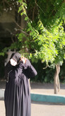 عبای سرمه مشکی پاپیونی