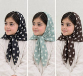 روسری نخی دخترانه مدل بابونه