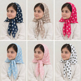 روسری نخی دخترانه مدل بابونه